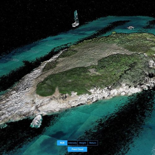 3D models of the bay of Agios Petros and Kyra Panagia using drone technology