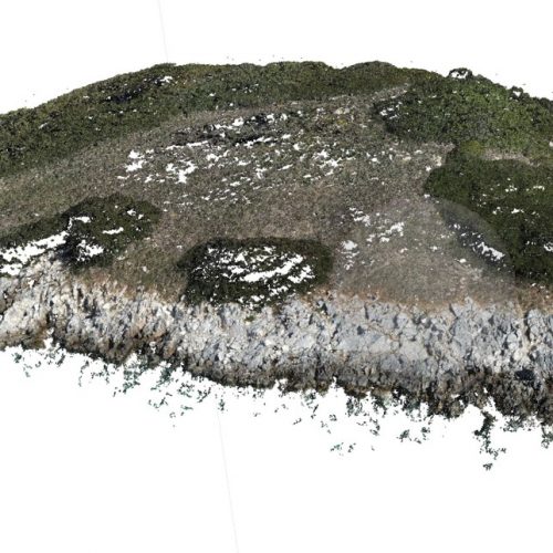 3D models of the bay of Agios Petros and Kyra Panagia using drone technology